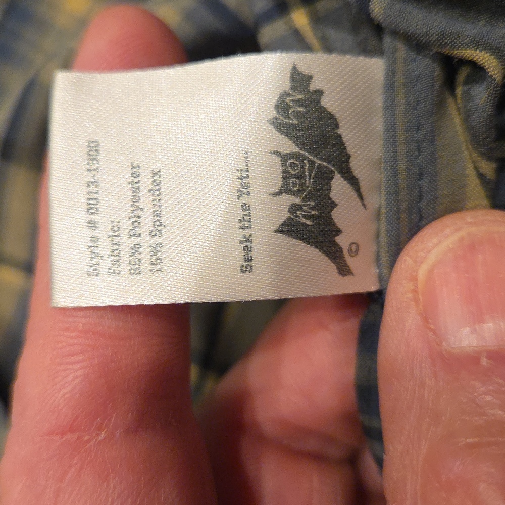 Flylow Mens Snap Front Plaid Short Sleeve Shirt - Picture 5 of 5